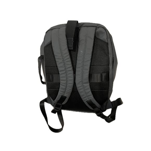 Black Gray No Label 3 Section Padded Laptop Backpack - Picture 2 of 5